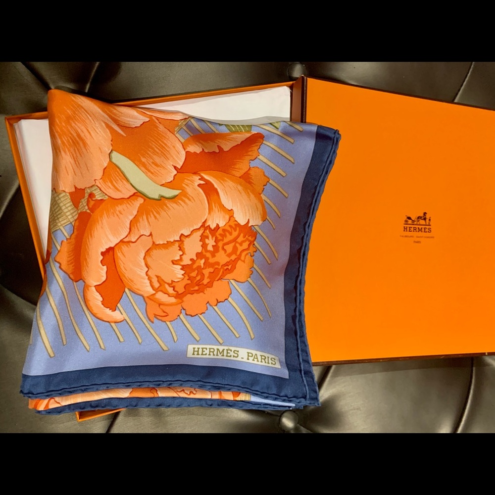 Authentic Hermès Silk Scarf